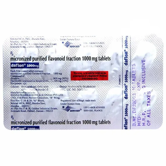 daflon 1000mg tablet 10's